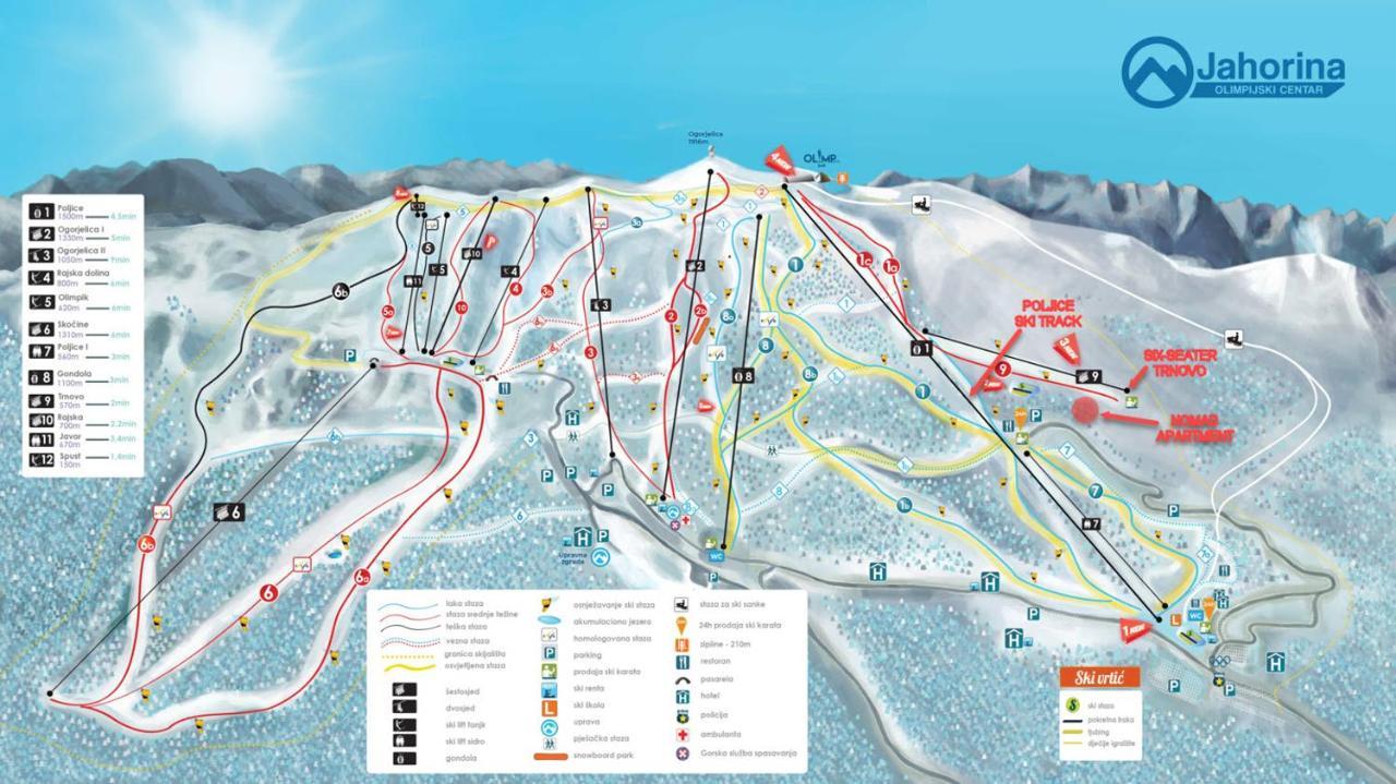 Nomad Jahorina Daire Dış mekan fotoğraf